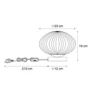 Design-bordlampe-sort-med-røgglas---Mochi