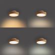 Plafonnier-scandinave-en-bois-30cm-LED-incluse-et-dimmable---Pecker
