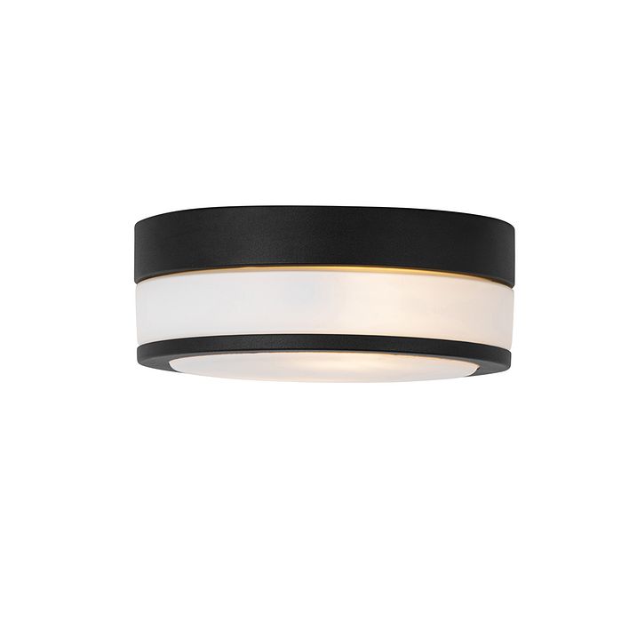 Moderne Außen-Deckenleuchte schwarz 23 cm IP44 - Flavi