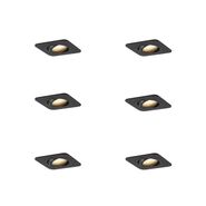 Sett-med-6-runde-innfelte-spotter-svart-GU10-50-mm-roterbar-og-vippbar-IP44---Alberto