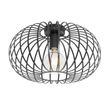 Plafoniera-di-design-nera-39-cm---Johanna