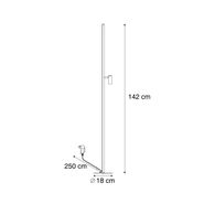 Design-Floor-Lamp-Black-with-Reading-Lamp-Incl.-LED-with-Touch-Dimmer---Throttle