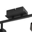 Moderne-loftslampe-sort-inkl.-LED-2-lys---Nola