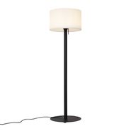 Moderná-vonkajšia-stojaca-lampa-čierna-s-bielym-tienidlom-IP44---Mississippi