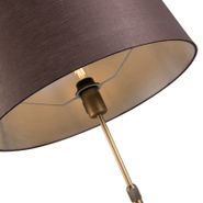 Vloerlamp-brons-met-bruine-kap-45-cm-verstelbaar---Parte