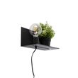 Moderní-nástěnná-lampa-černá-nastavitelná---Muro