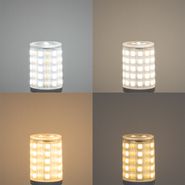 Smart-plafondlamp-zwart-met-amber-glas-3-lichts-incl.-Zigbee-G9---Uvas