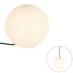 Moderne buitenlamp wit 25 cm IP65 - Nura
