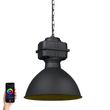 Smart-Industrial-Pendant-Light-Black-38.5-cm-Incl.-A60-WiFi---Sicko