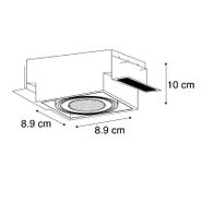 Set-of-6-Recessed-Spotlights-Black-Adjustable-Trimless---Oneon-Honey