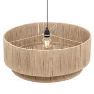 Japandi-riippuvalaisin-musta-ruskealla-köydellä-60-cm---Smilla