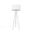 Moderní-stojací-lampa-stojan-bílá-s stínítkem-bílým-50-cm---Tripod-Classic