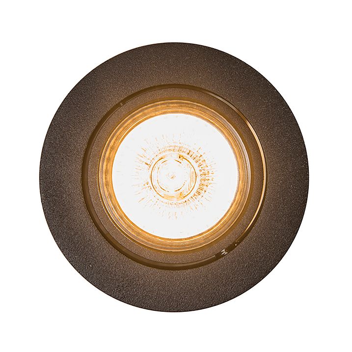 Set of 6 Recessed Spotlights Black Tiltable - Cisco