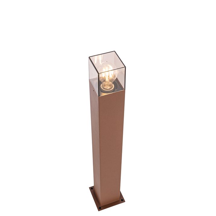Lampadaire d'extérieur industriel brun rouille 70 cm IP44 - Denmark