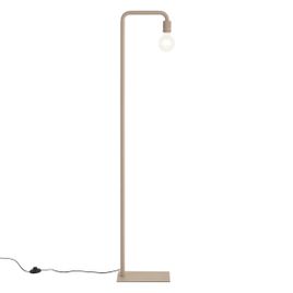 Japandi vloerlamp taupe zonder kap 150cm - Abby