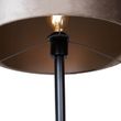 Állólámpa-fekete-színű,-bézs-bársony-lámpabúrával,-50-cm---Simplo