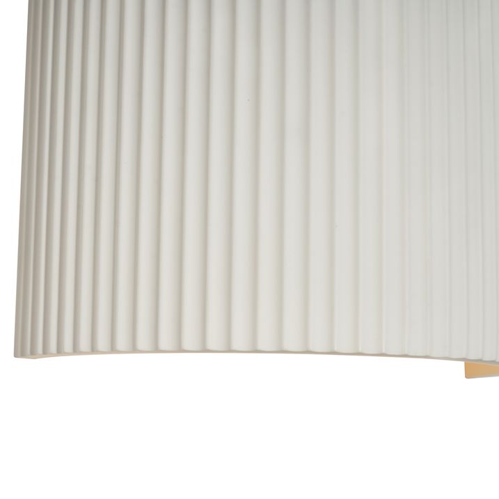 Lampada da parete scandinava beige ovale - Plaster