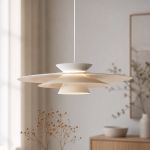 Design hanglamp wit incl. LED 3-staps dimbaar - Pauline