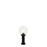 Vonkajšia-stojaca-lampa-čierna-s-plastovou-guľou-50-cm-IP44---Sfera