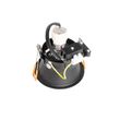 Set-med-6-moderna-infällda-spotlights-svart-roterbara-och-lutningsbara---Alloy