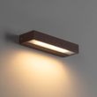 Modern-vägglampa-rostbrun-22-cm-inkl.-LED-IP65---Hannah