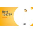 Dizaina-stāvlampa-melna-ar-zelta-stiklu---Bert