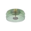 Plafonnier-design-couleur-canon-de-fusil-avec-verre-vert-incluant-LED-à-intensité-variable-en-3 étapes---Meadow