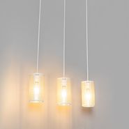 Orijentalna-viseća-lampa-bela-sa-ratanom-3-svetla-pravougaona---Akira