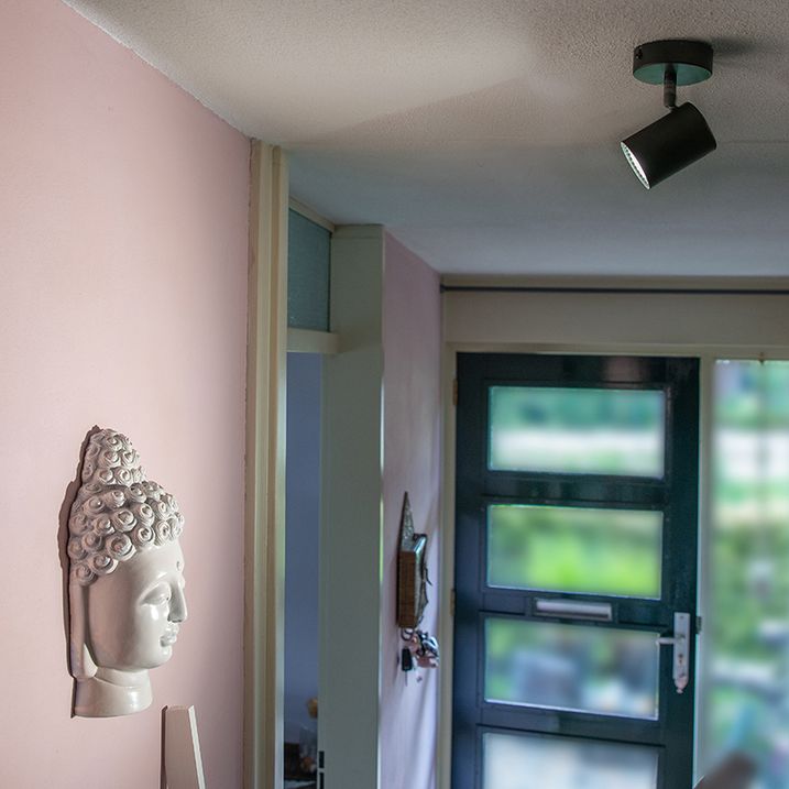 Smart spot zwart incl. WiFi GU10 verstelbaar - Jeana