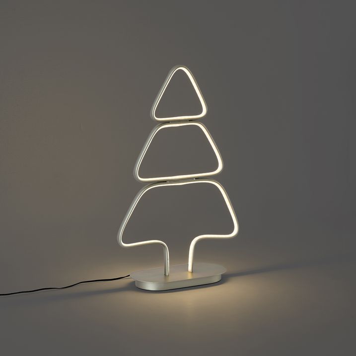 Božićna stolna svjetiljka čelično božićno drvce uklj. LED - Arbre
