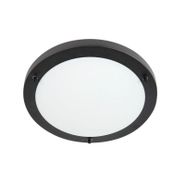 Moderne-plafonnière-zwart-31-cm-IP44---Yuma