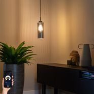 Pametna-viseća-lampa-crna-sa-dimnim-staklom-uklj.-Wifi-ST64---Laura