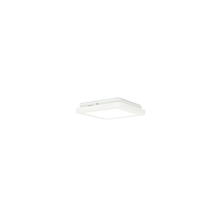 Stropní lampa bílá 17 cm vč. LED 3-stupňový stmívač IP44 - Steve