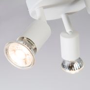Spotlight-modern-alb,-reglabil,-rotund,-cu-3-lumini---Jeany