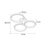 Deckenleuchte-Holz-inkl.-LED-3-Stufen-Dimmbar-3-flammig---Navara
