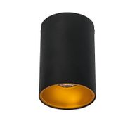 Set-de-4-spoturi-moderne-negre-cu-auriu-GU10-50mm---Deep