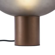 Dizajnerska-stona-lampa-bronzana-sa-mat-sivim-staklom---Umbrella