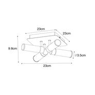 Moderne-Badezimmer-Deckenleuchte-Messing-4-Licht-IP44---Bath