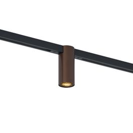 Moderner Strahler Dunkelbronze für Schienensystem 1-phasig GU10 35mm - Slimline Nubee Honey