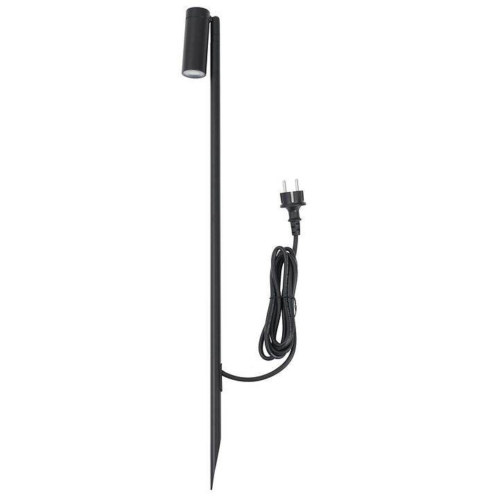 Strahler schwarz 80cm inkl. LED verstellbar IP65 inkl. Kabel und Stecker - Carl