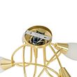 Klassische-Deckenleuchte-gold-mit-Opalglas-5-Licht---Inez
