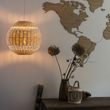 Висяща-лампа-в-кънтри-стил-бяла-с-ратан---Rattan