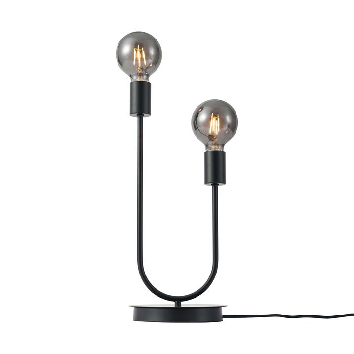 Art Deco stona lampa crna 2-svetla - Tuning