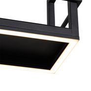 Hänglampa-svart-med-hyllplan-inkl-LED-3-stegs-dimbar---Cage-Rack