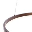 Zidna-lampa-tamno-bronzana-60-cm-uključujući-LED-3-stepena-prigušivača---Anello