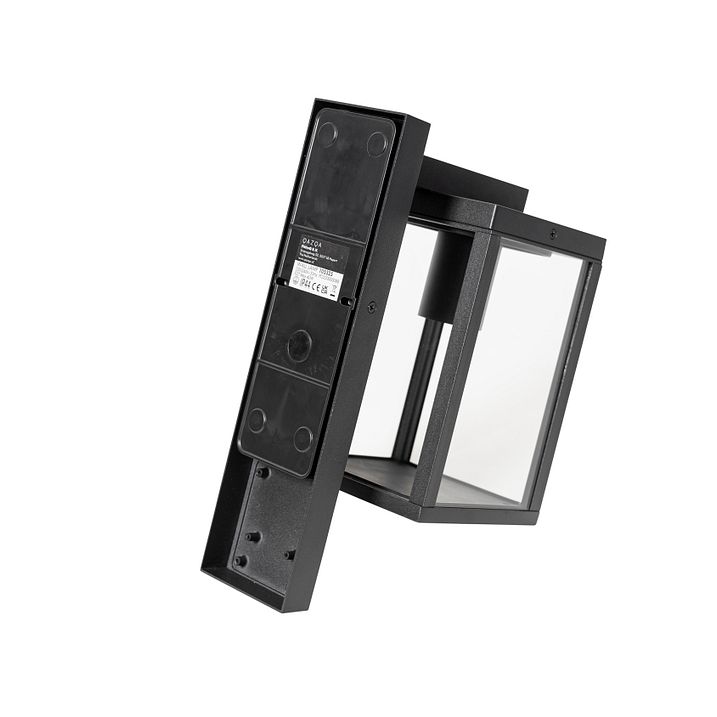 Felinar inteligent de perete pentru exterior negru IP44 incl. Wifi ST64 - Charlois