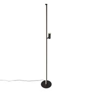 Design-Floor-Lamp-Black-with-Reading-Lamp-Incl.-LED-with-Touch-Dimmer---Throttle