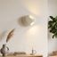 Japandi-vegglampe-kremfarget-rund-28-cm---Pietra