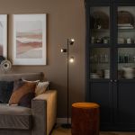 Moderne vloerlamp zwart 3-lichts - Jeana