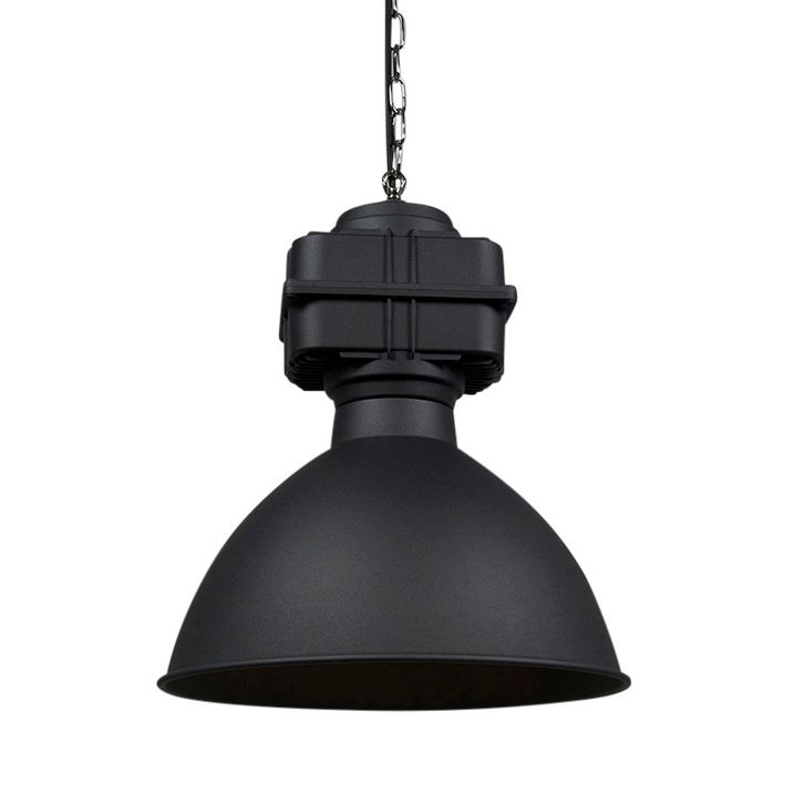Smart Industrial Pendant Light Black 38.5 cm Incl. A60 WiFi - Sicko